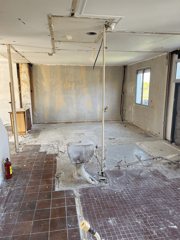 Renovation rennes maison début chantier